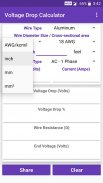 Voltage Drop Calculator screenshot 0