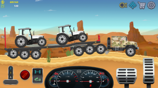 Дальнобойщики 2D грузовик симулятор screenshot 1