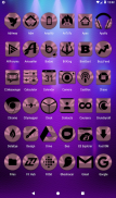 Lilac Purple & Black Icon Pack screenshot 13