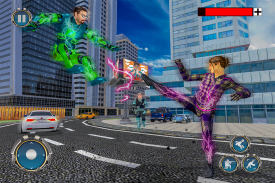Kelajuan Super Light Hero City Misi Penyelamat screenshot 2
