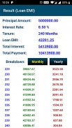 Interest Calculator: Simple, C screenshot 1