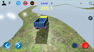 Hill climb truck - racing car. screenshot 3