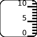 Ruler cm Icon