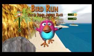 Bird Run, Fly&Jump: Angry Race screenshot 2