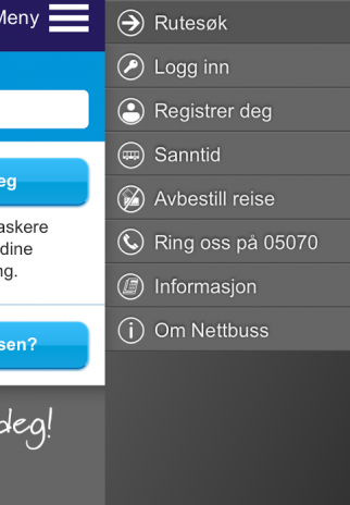 Nettbuss no app