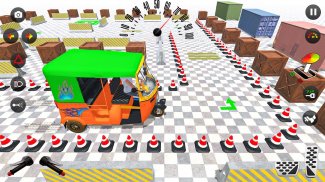 Rickshaw Game 3D tuk tuk auto screenshot 5