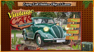 Free New Hidden Object Games Free New Vintage Car screenshot 3