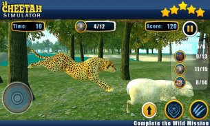 Angry Cheetah Wild Attack Sim screenshot 0