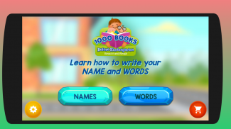 1000 Books Before Kindergarten Name & Word Writer screenshot 1