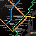 Montreal Subway Map Icon