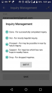 Inquiry Management screenshot 1