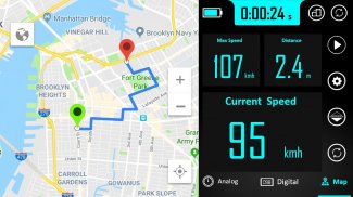 GPS Tachimetro :odometro velocità dell'inseguitore screenshot 2