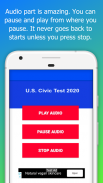 US Citizenship Test with audio screenshot 4