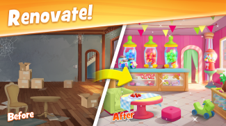 Town Story: Renovation & Match-3 Puzzle Game screenshot 10