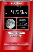 Clock Moon Phase Alarm screenshot 2