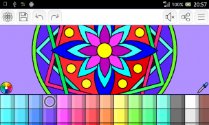 Mandalas pages à colorier screenshot 22