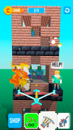 Burn it Down! 3D Pixel Jeu screenshot 3