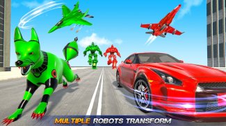 Wild Jackal Robot Car Games screenshot 1