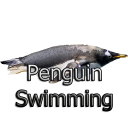 Penguin Swimming Icon