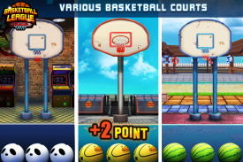 Basketball League - Online Free Throw Match screenshot 1