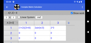 Complex Number & Matrix Calc screenshot 3