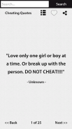 Cheating Quotes screenshot 1