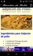 Recetas de Pollo screenshot 1