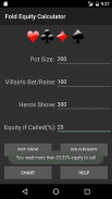 Fold Equity Calculator | Texas Hold'em Poker Study screenshot 2