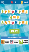 Synonyms and Antonyms - Word game with friends screenshot 2
