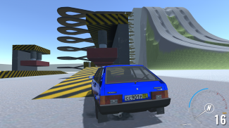 Car Crash Stunt ramp: Spusk 3D screenshot 4