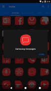 Bright Red Icon Pack screenshot 7