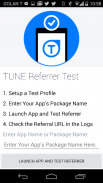 TUNE Referrer Test screenshot 1