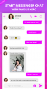 fake chat Black pink : with live video calling screenshot 5