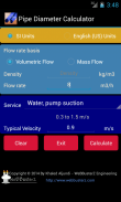 Pipe Diameter Calculator Lite screenshot 6