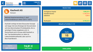 simVestor Börsenspiel screenshot 1