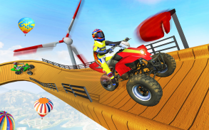 Mega Ramp Tricycle Moto Bike GT Stunt Racing Games screenshot 1