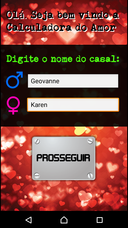 Download do APK de Teste de Amor Verdadeiro - Calculadora do Amor