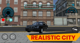 City Mercedes E Class DRIFT&DRIVING screenshot 1