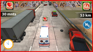 Emergency ambulance Drive: Save patients screenshot 2