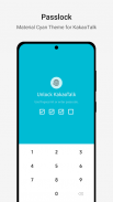 MaterialCyan－KakaoTalk Theme screenshot 1