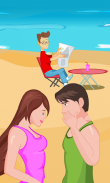Kissing Game-Beach Couple Fun screenshot 5