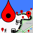 Maps Route Finder Icon