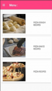 Recetas de pizza sin conexión screenshot 2