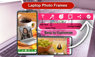 Laptop Photo Frame Editor screenshot 3