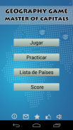 Juego de Geografía - Capitales screenshot 0