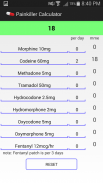 Morphine Equivalent Calculator screenshot 1