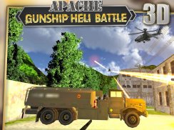 Апач вертолета Хели битвы 3D screenshot 8