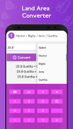 Hectare, Acre , Bigha , Guntha Converter screenshot 4