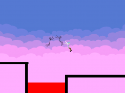 Stickman Parkour Platform - 2D Ninja Fun Race screenshot 1