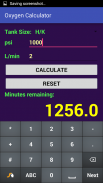 Oxygen Tank Calculator screenshot 0